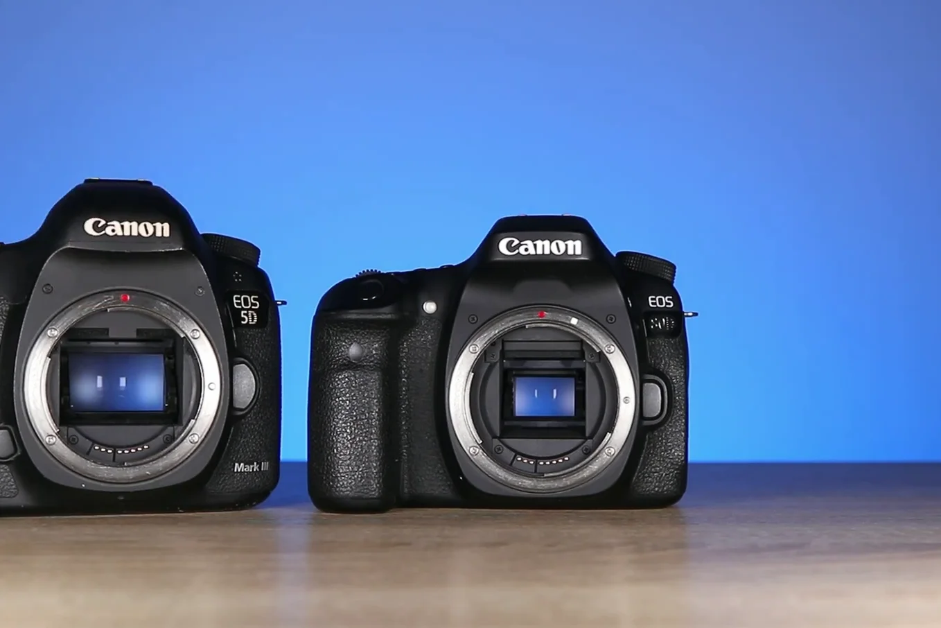 Comparison of Canon 80D body size against other Canon cameras